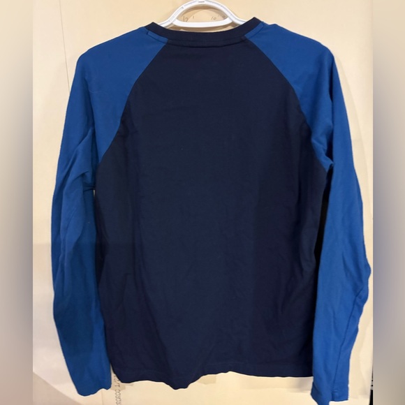 Puma Dark Blue and Royal Blue Long Sleeve Tee - Picture 2 of 6